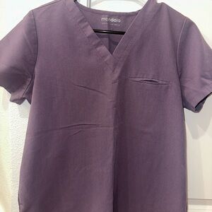 Mandala Women's Scrubs - Deep Purple